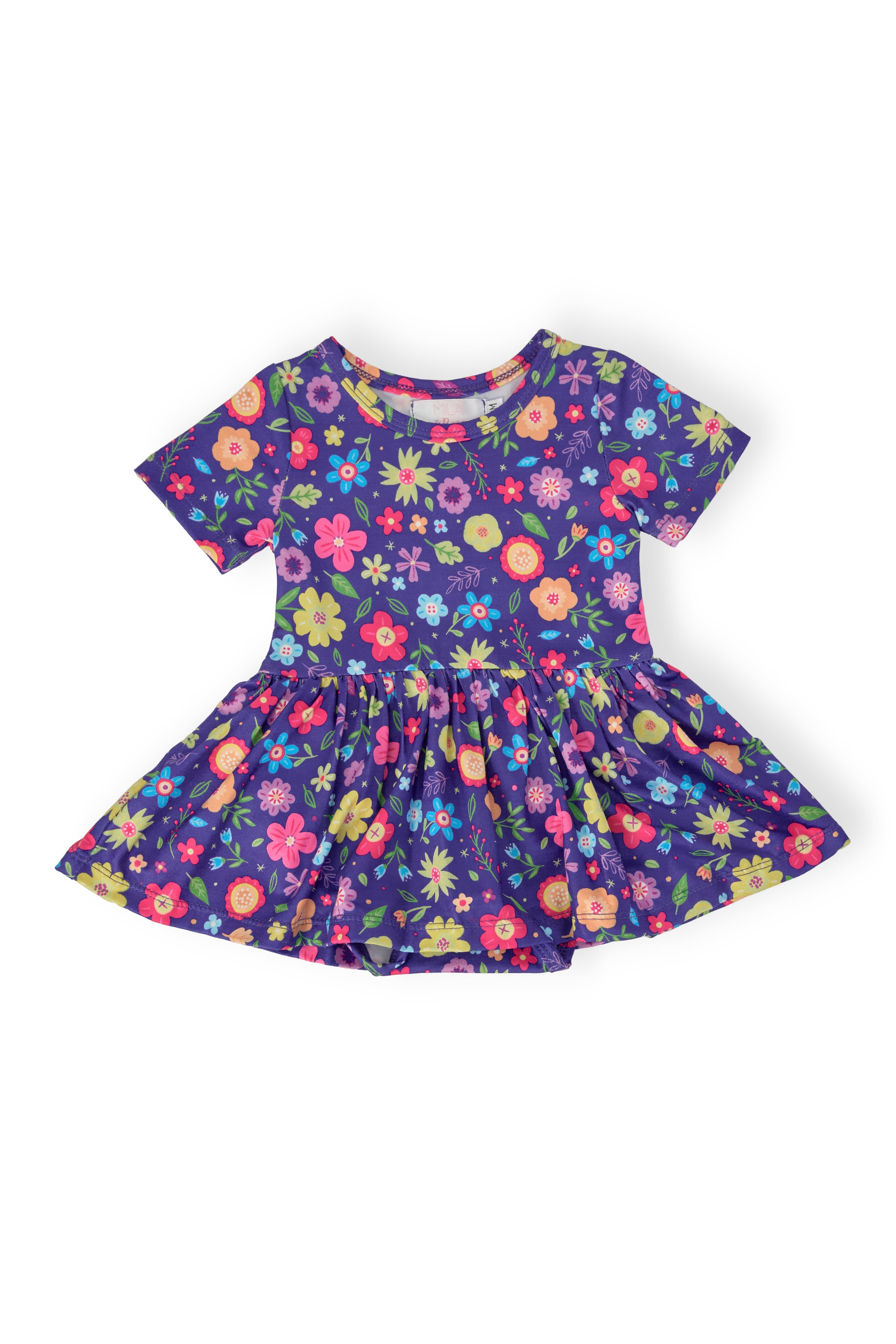 Mila & Rose ® Pick a Posy S/S Twirl Bodysuit — main product shot