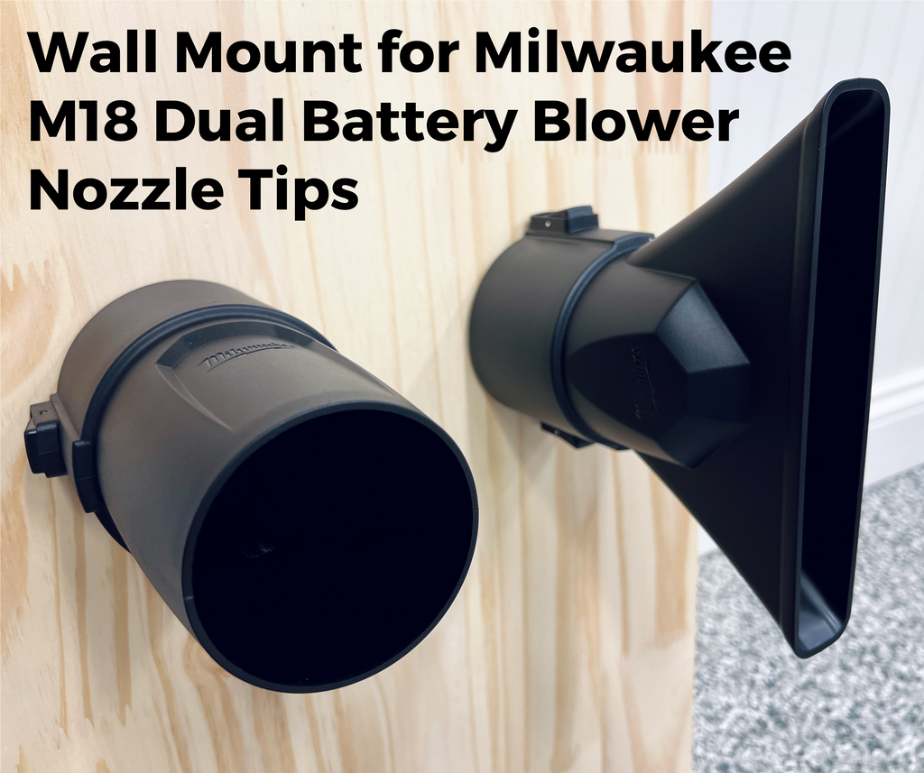 Wall Mount Kit for Milwaukee M18 FUEL Dual Battery Leaf Blower (2824-20) – Stubby Nozzle Co., view 8