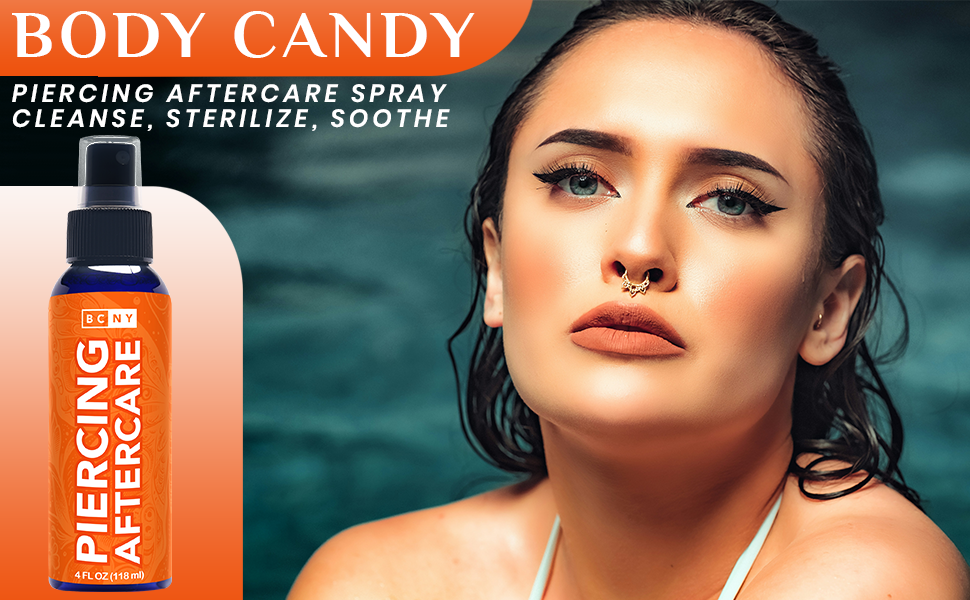 BodyCandy Body Candy 100% Natural Body Piercing Aftercare Solution — back view