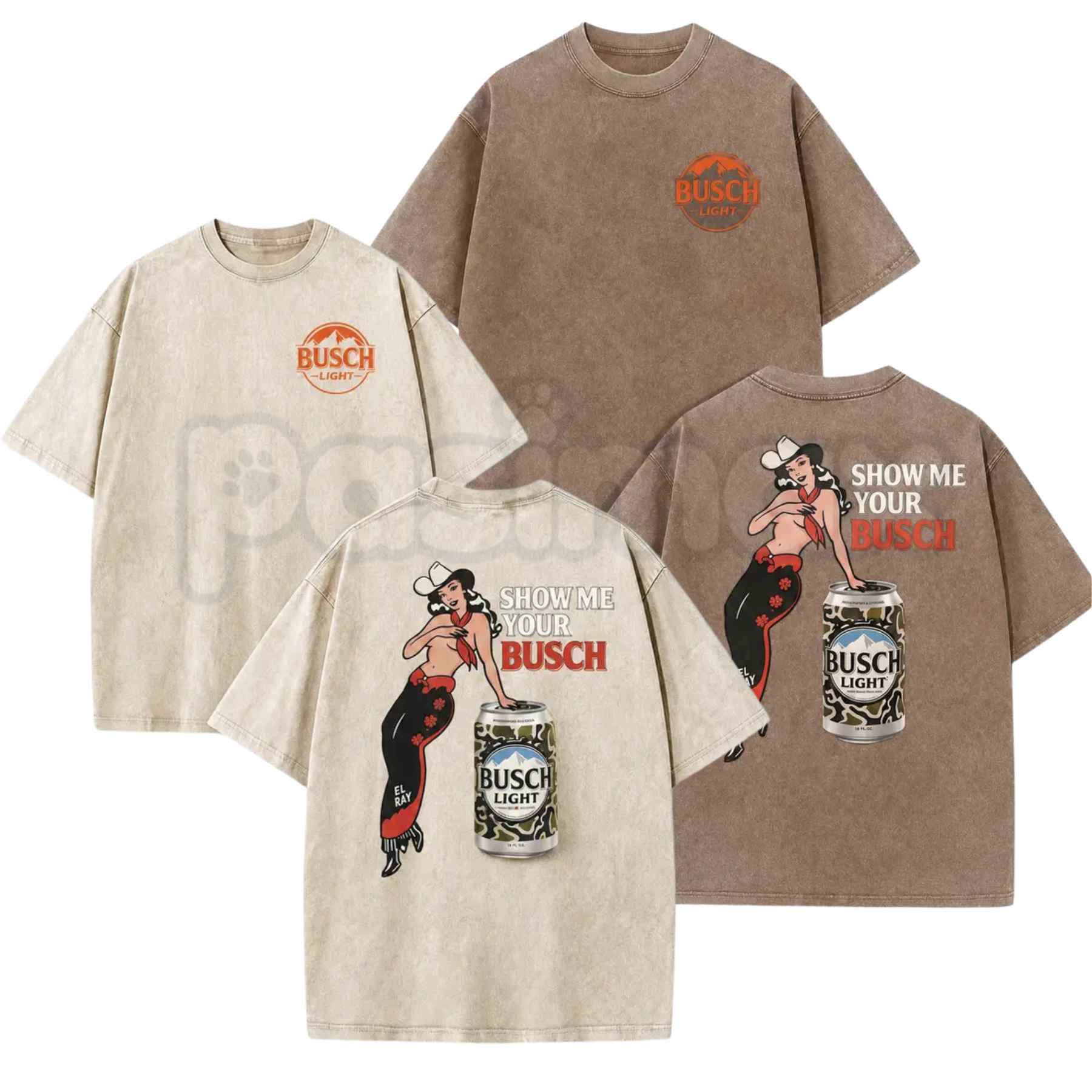Pin Up Cowgirl Drinking T-Shirt – Y2K Dive Bar Graphic Tee, Vintage Washed Retro Western Summer Lightweight Cotton Streetwear Top