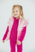 Mila & Rose ® Pink Iridescent Puffer Vest — main product shot