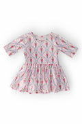Mila & Rose ® Pink Nutcracker 3/4 Sleeve Twirl Bodysuit — main product shot
