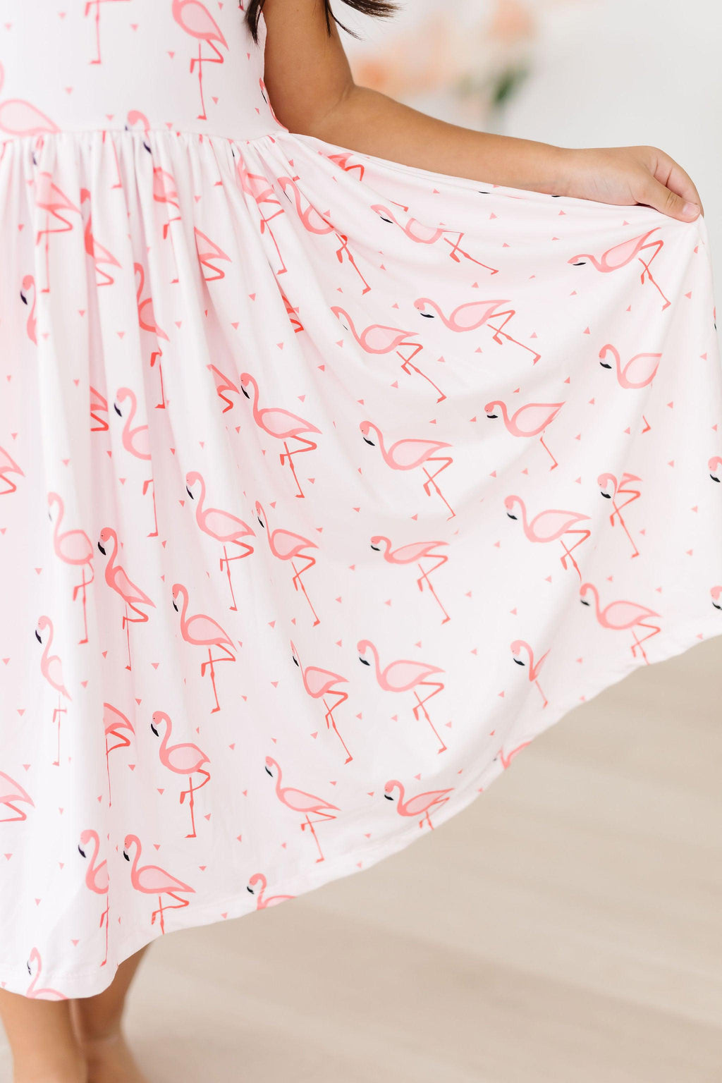 Mila & Rose ® Pink Paradise Tank Twirl Dress — alternative angle