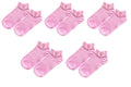 tittimitti tittimitti® Kids 98% Organic Cotton Ankle Socks 5-Pack – Breathable Lightweight Socks for Active Kids — in-use pho