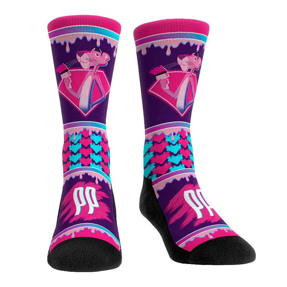 Rock 'Em Socks Rock 'Em Socks Pink Panther - Painted Pink — main product shot