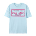 "Pink Collar Dollar" Western Graphic T-Shirt – Retro Marquee Sign Hot Pink Tee, Premium 100% Cotton Desert Rodeo Top, Soft Lived-In Heavyweight Cowgirl Hustle Shirt, Made in USA
