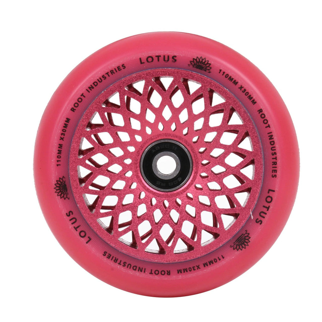 Root Industries 110mm X 24mm Lotus Wheels - Pink (Pair) by Skates USA