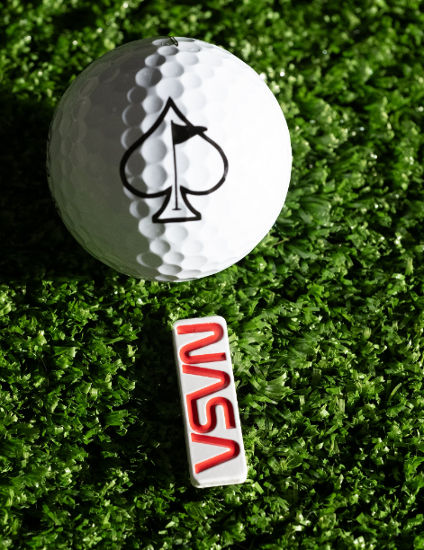 NASA "Worm" Ball Marker – Pins and Aces, view 4