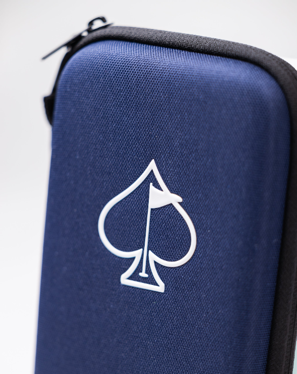 Pins and Aces Glove & Accessory Caddie - Navy — side view