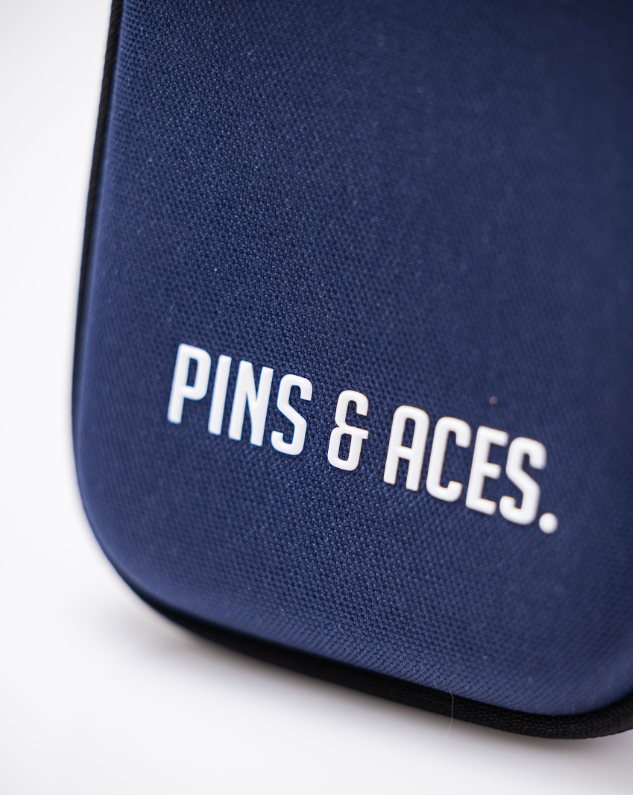 Pins and Aces Glove & Accessory Caddie - Navy — back view