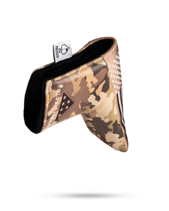 Folds of Honor 2.0 - Blade Putter Cover – Pins and Aces, view 3