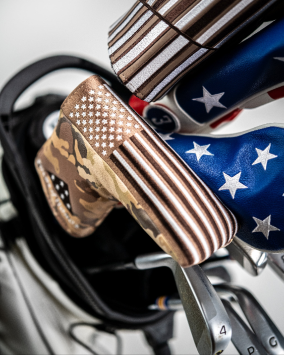 Folds of Honor 2.0 - Blade Putter Cover – Pins and Aces, view 4