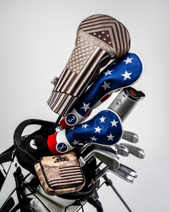 Folds of Honor 2.0 - Mallet Putter Cover – Pins and Aces, view 4