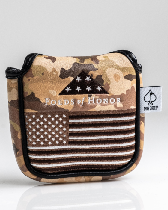 Folds of Honor 2.0 - Mallet Putter Cover – Pins and Aces, view 10