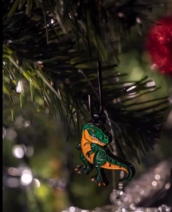 T-Rex Ornament – Pins and Aces, view 3