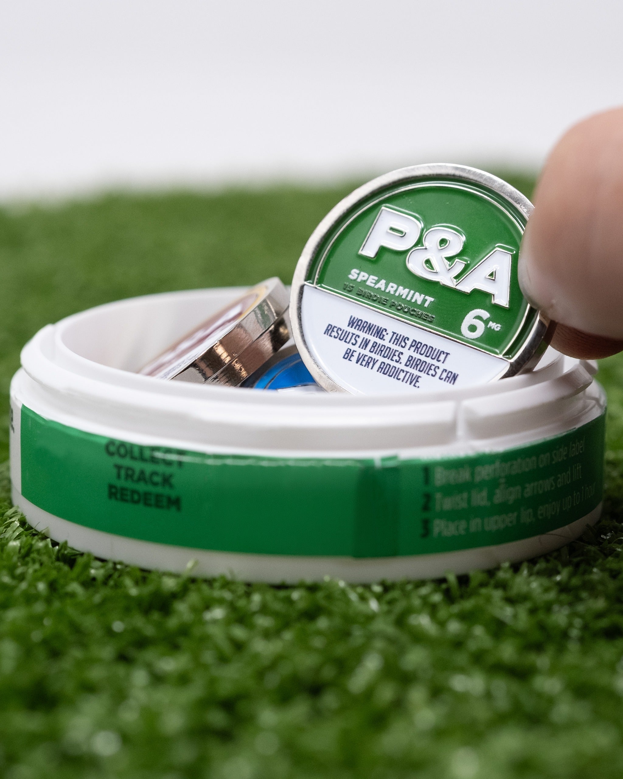 Pins and Aces 6 Milly - Spearmint Ball Marker — lifestyle context