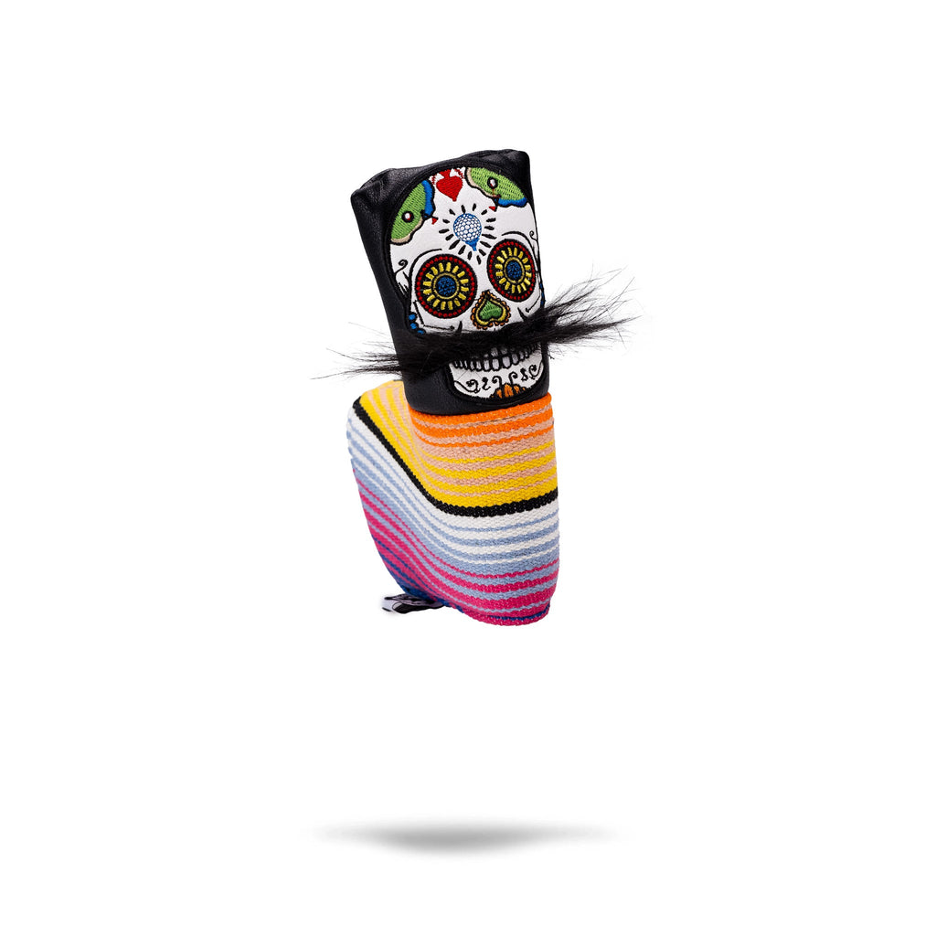 Mustache Sugar Skull - Blade Putter Cover Black – Pins and Aces