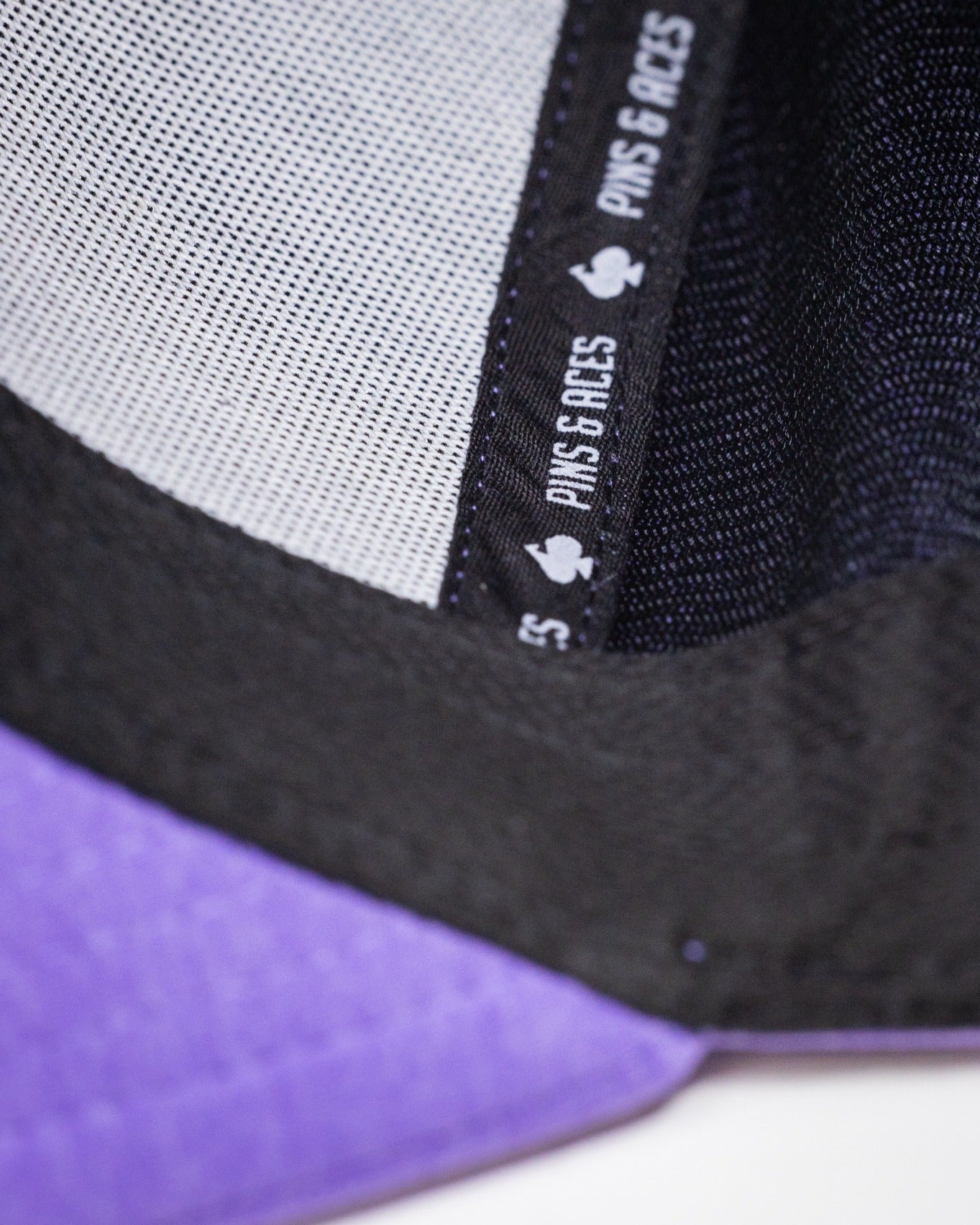 Pins and Aces Performance Spade Hat - Lavender — size reference