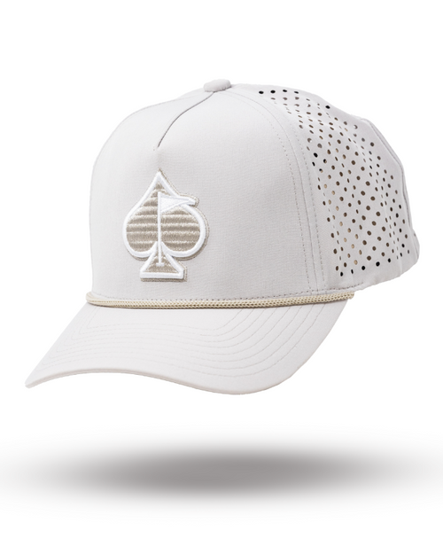 Perforated Rope Hat - Bone – Pins and Aces