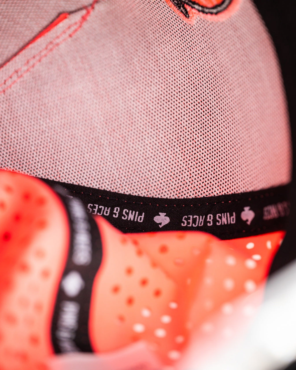 Pins and Aces Perforated Rope Hat - Highlighter Pink — side view