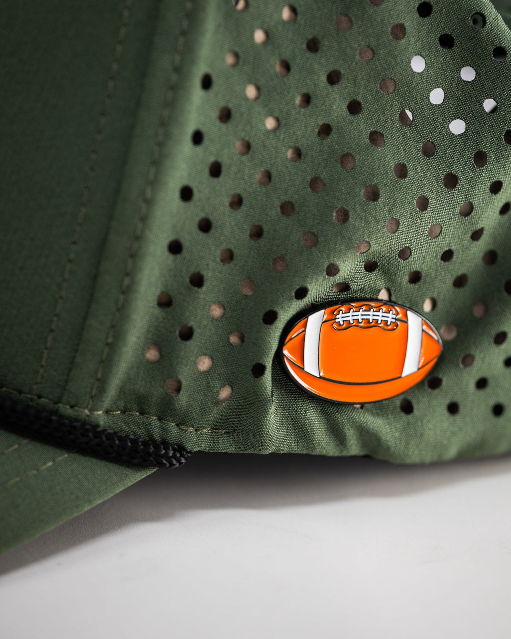 Pins and Aces Perforated Rope Hat - Olive — lifestyle context
