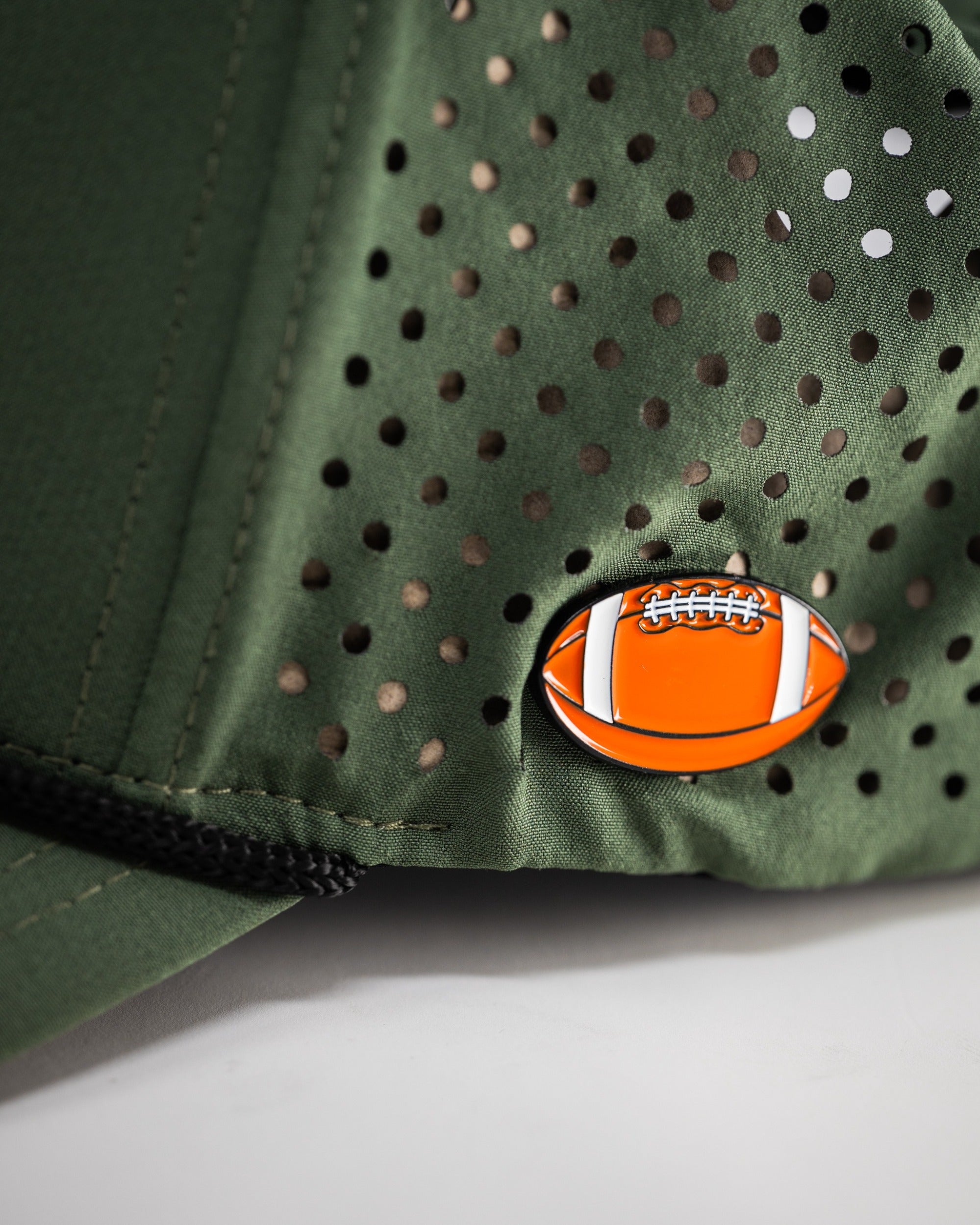 Pins and Aces Perforated Rope Hat - Olive — lifestyle context