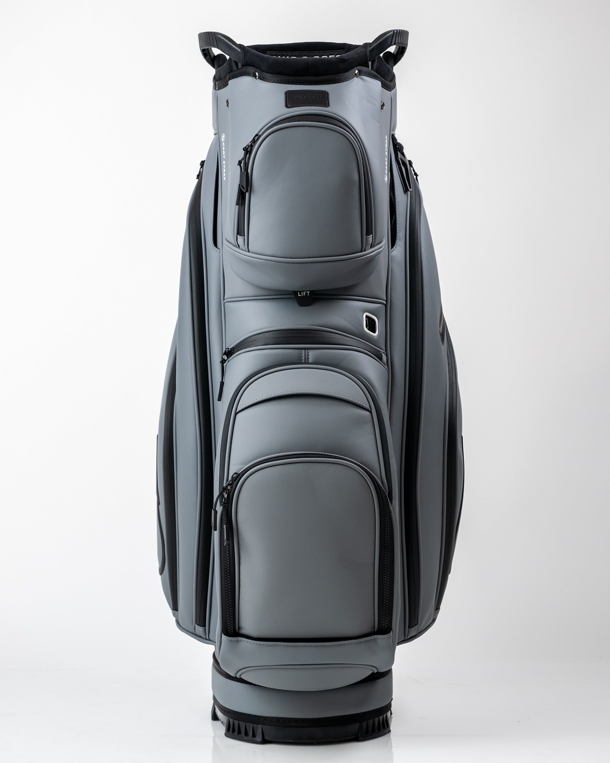 Pins and Aces Player Preferred™ Cart Bag - Flat Ash — detail close-up