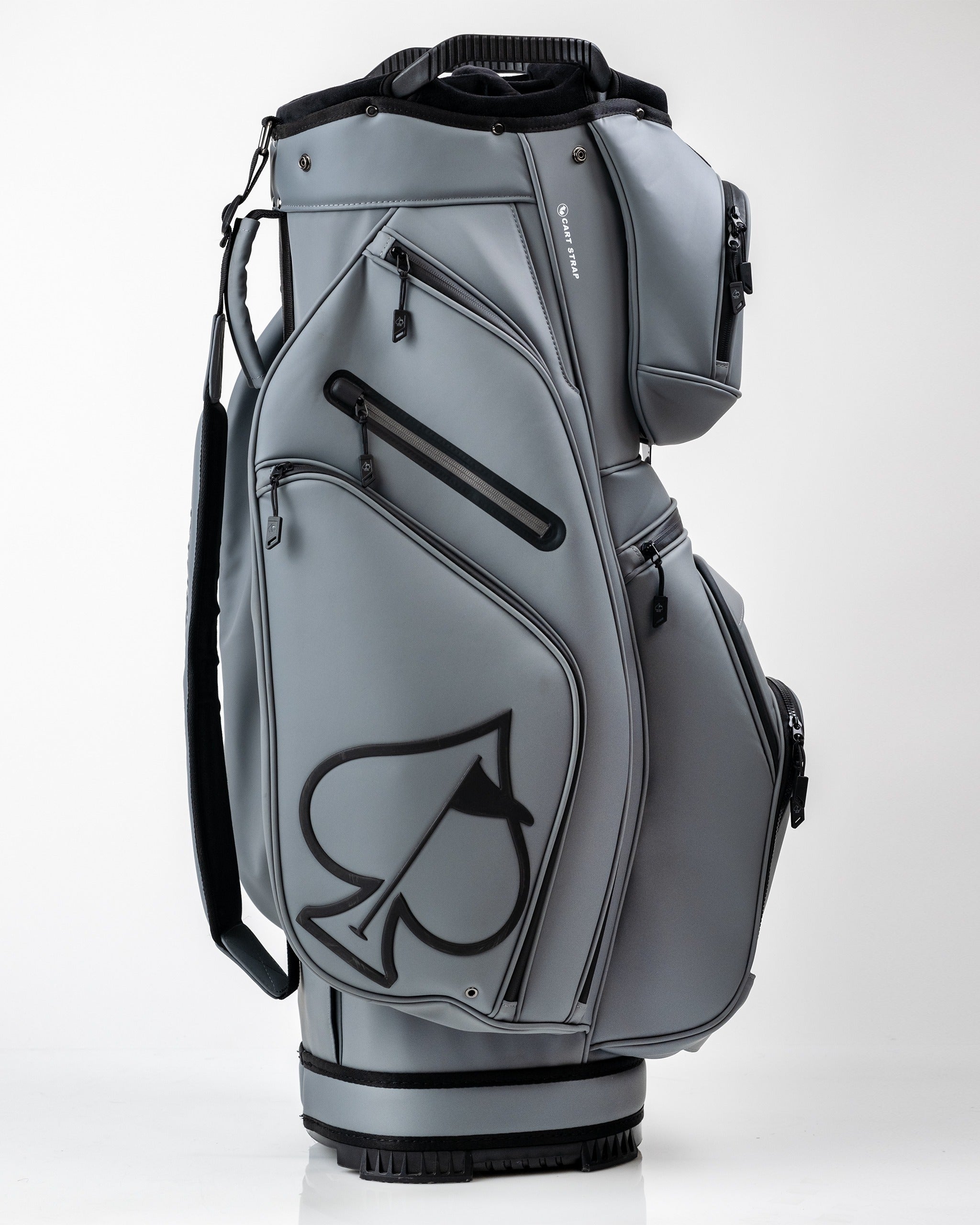 Pins and Aces Player Preferred™ Cart Bag - Flat Ash — in-use photo