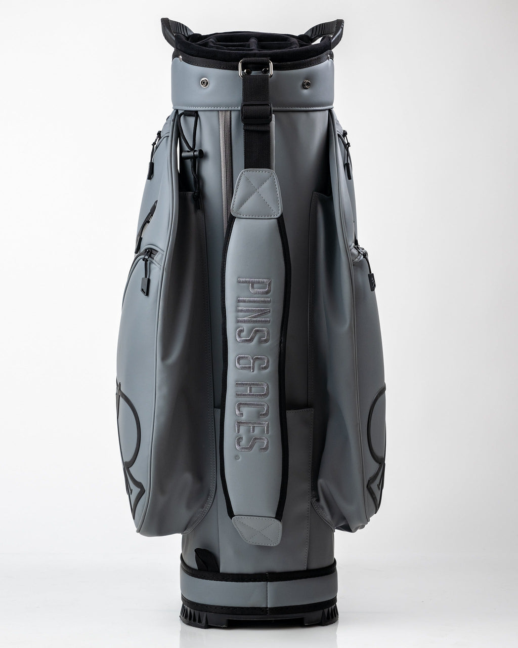 Pins and Aces Player Preferred™ Cart Bag - Flat Ash — back view