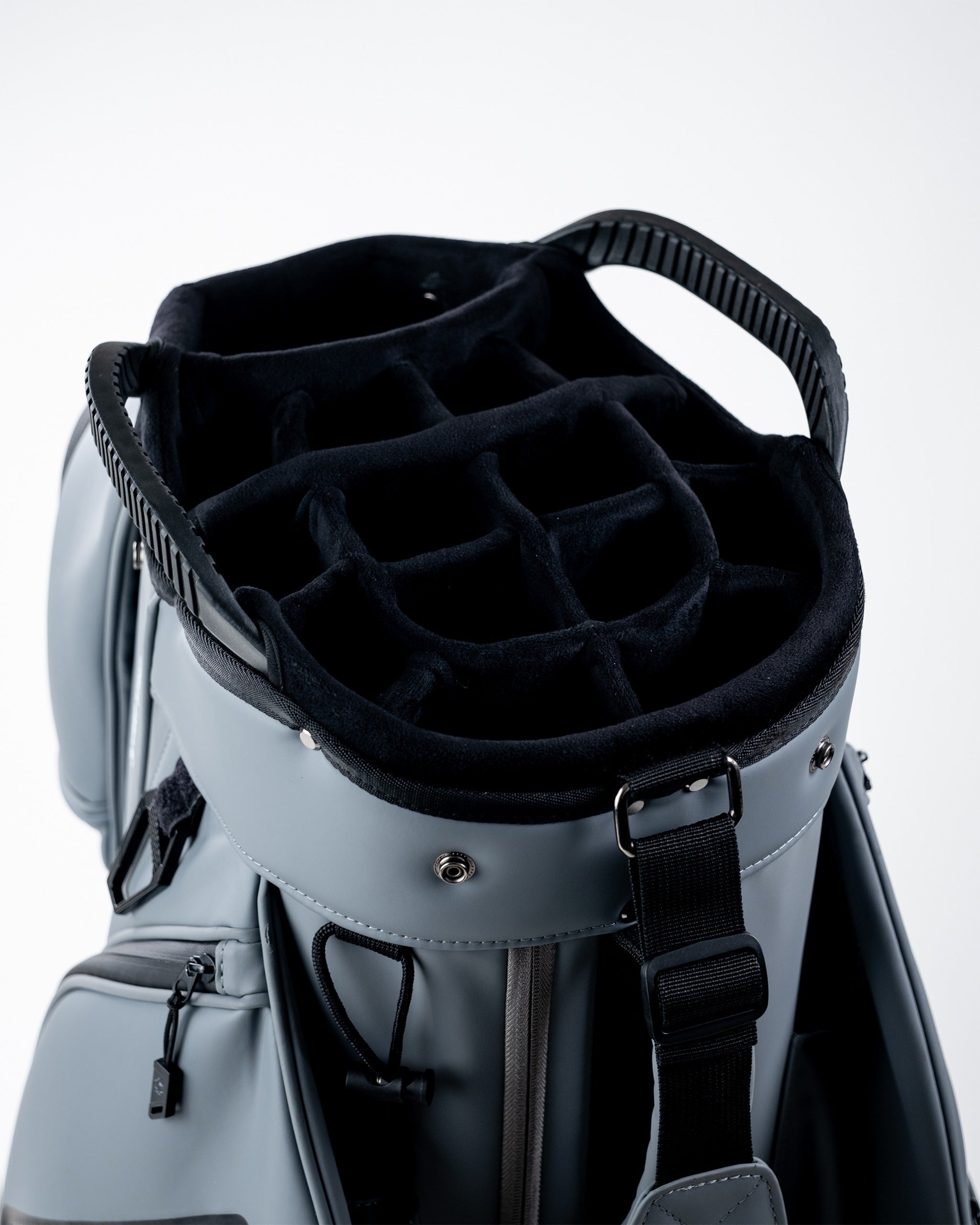 Pins and Aces Player Preferred™ Cart Bag - Flat Ash — size reference