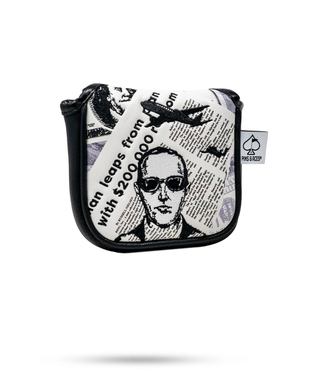 D.B. Cooper - Mallet Putter Cover – Pins and Aces, view 2