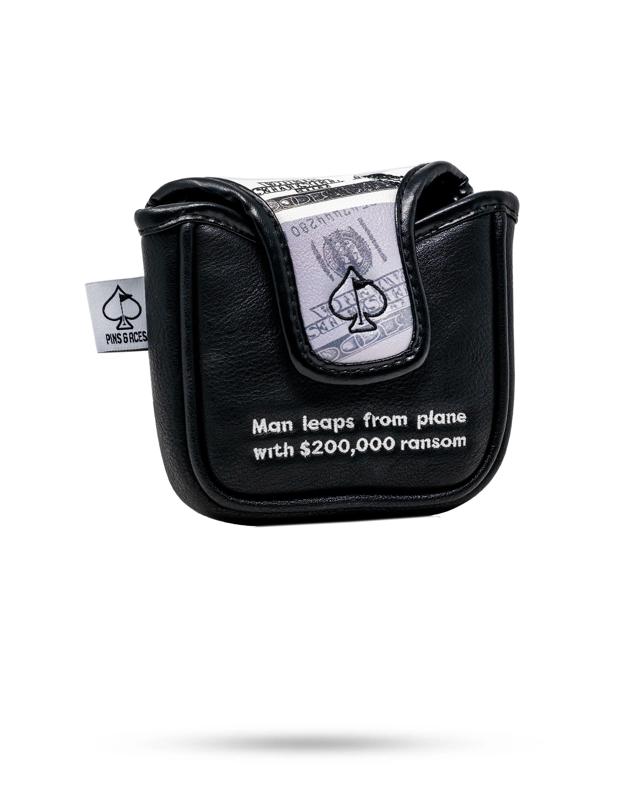 Pins and Aces D.B. Cooper - Mallet Putter Cover — lifestyle context