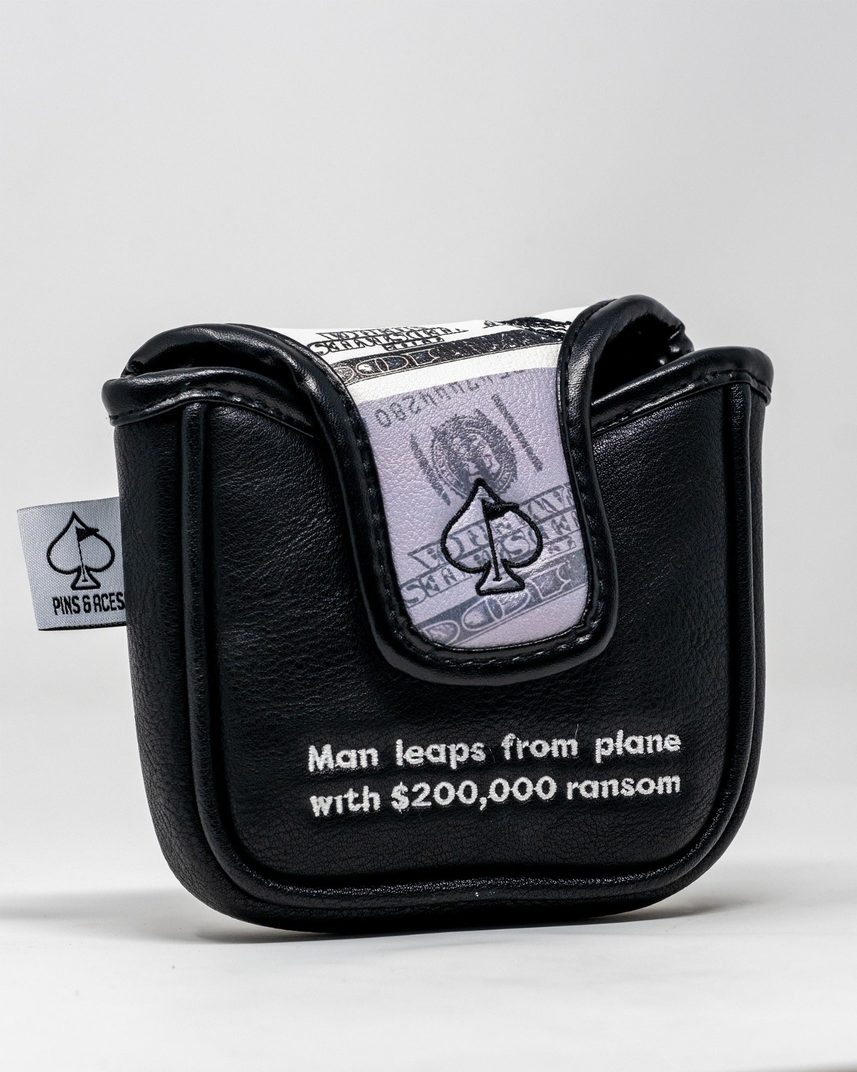 Pins and Aces D.B. Cooper - Mallet Putter Cover — side view