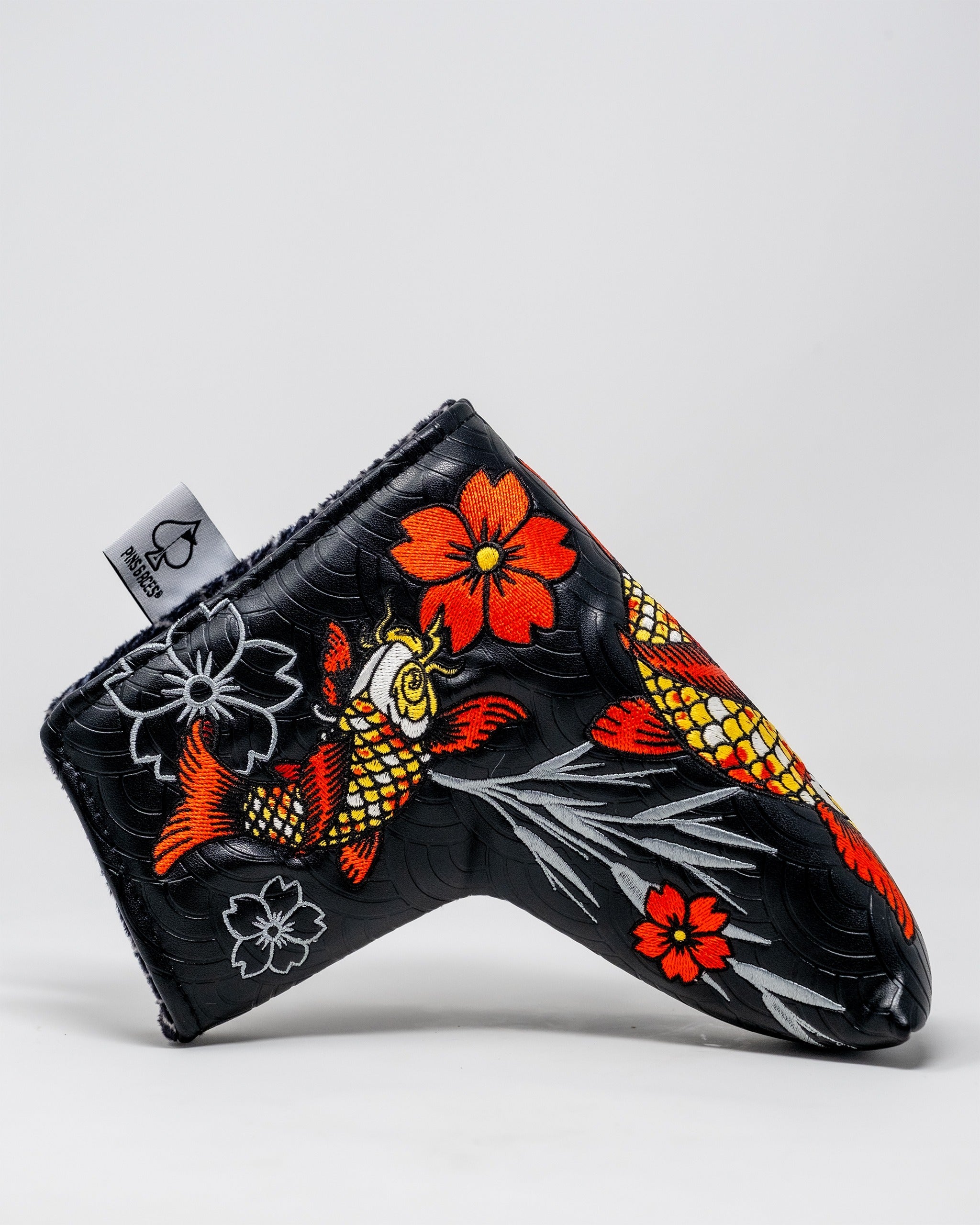 Pins and Aces Koi Flow - Blade Putter Cover — color detail