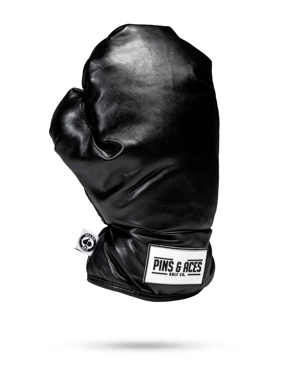 Pins and Aces Boxing Glove Black - Driver Cover — detail close-up