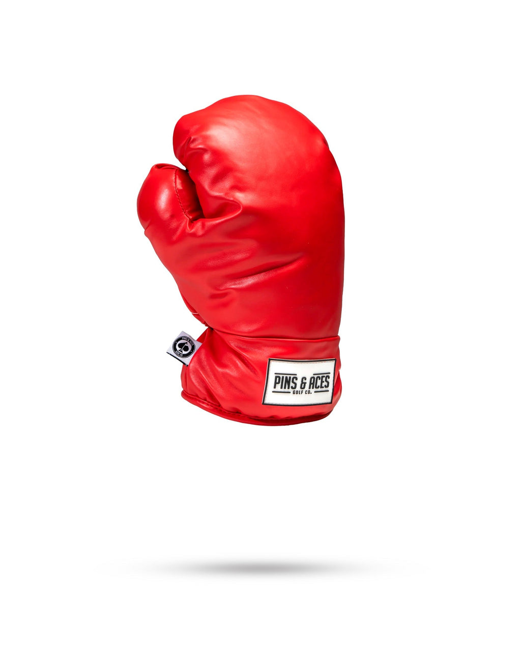 Pins and Aces Boxing Glove Red - Fairway Cover — detail close-up