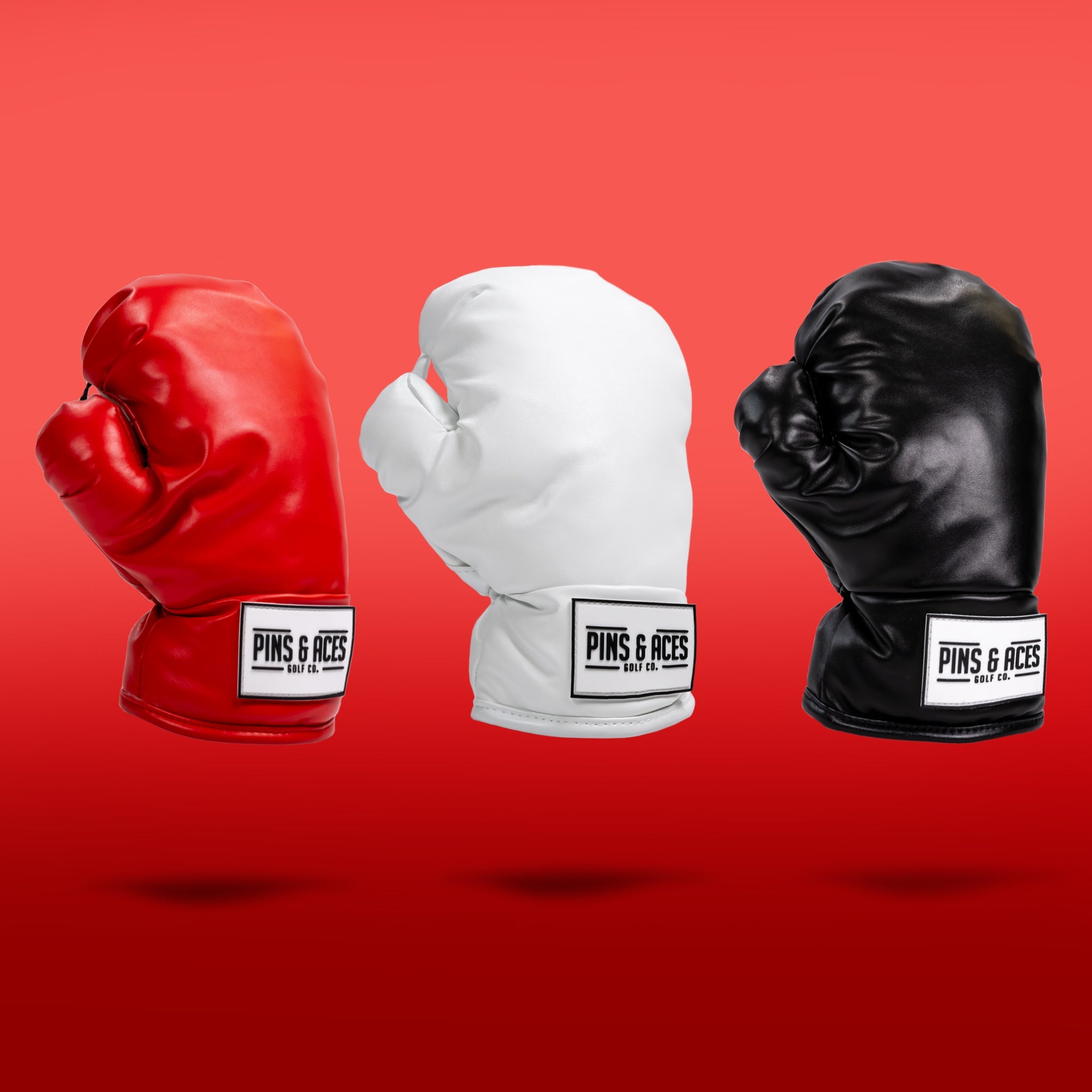 Pins and Aces Boxing Glove White - Fairway Cover — alternative angle