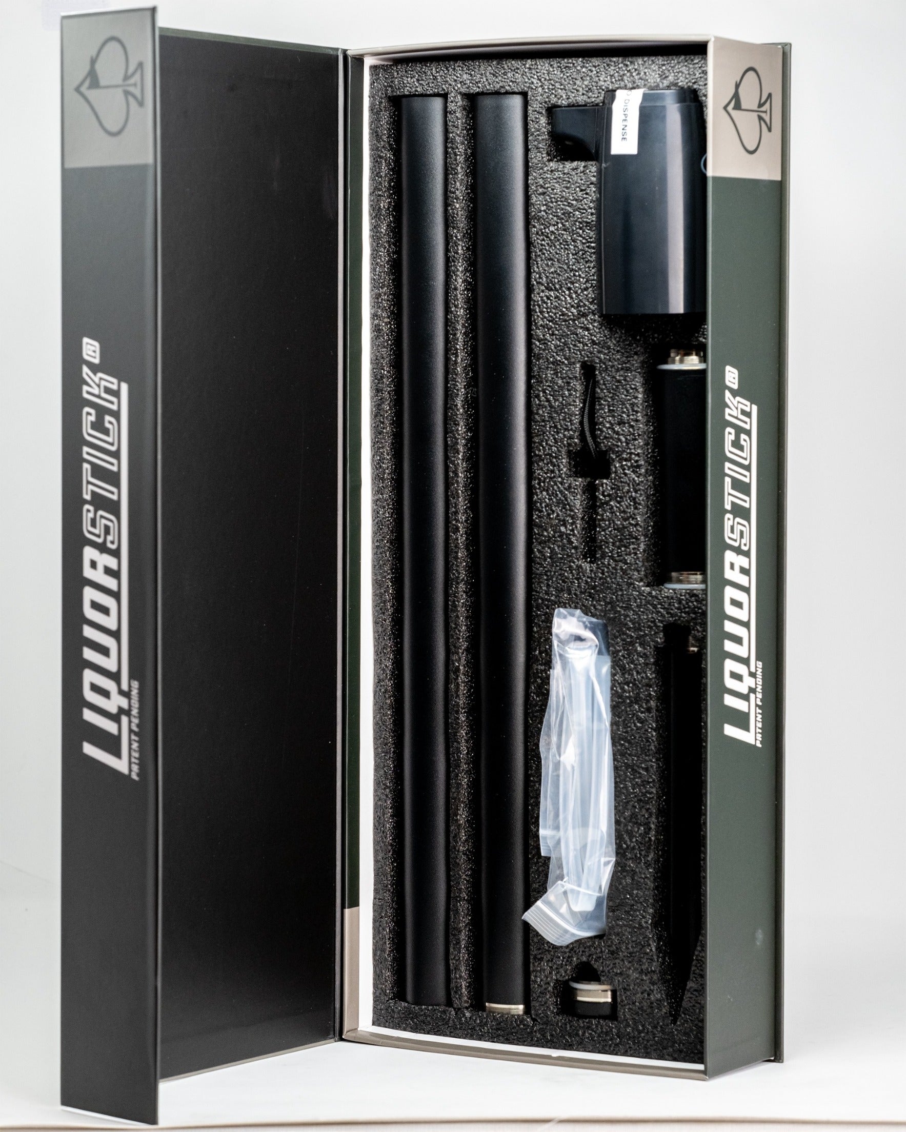 Pins and Aces LiquorStick® 3.0 - Black — color detail