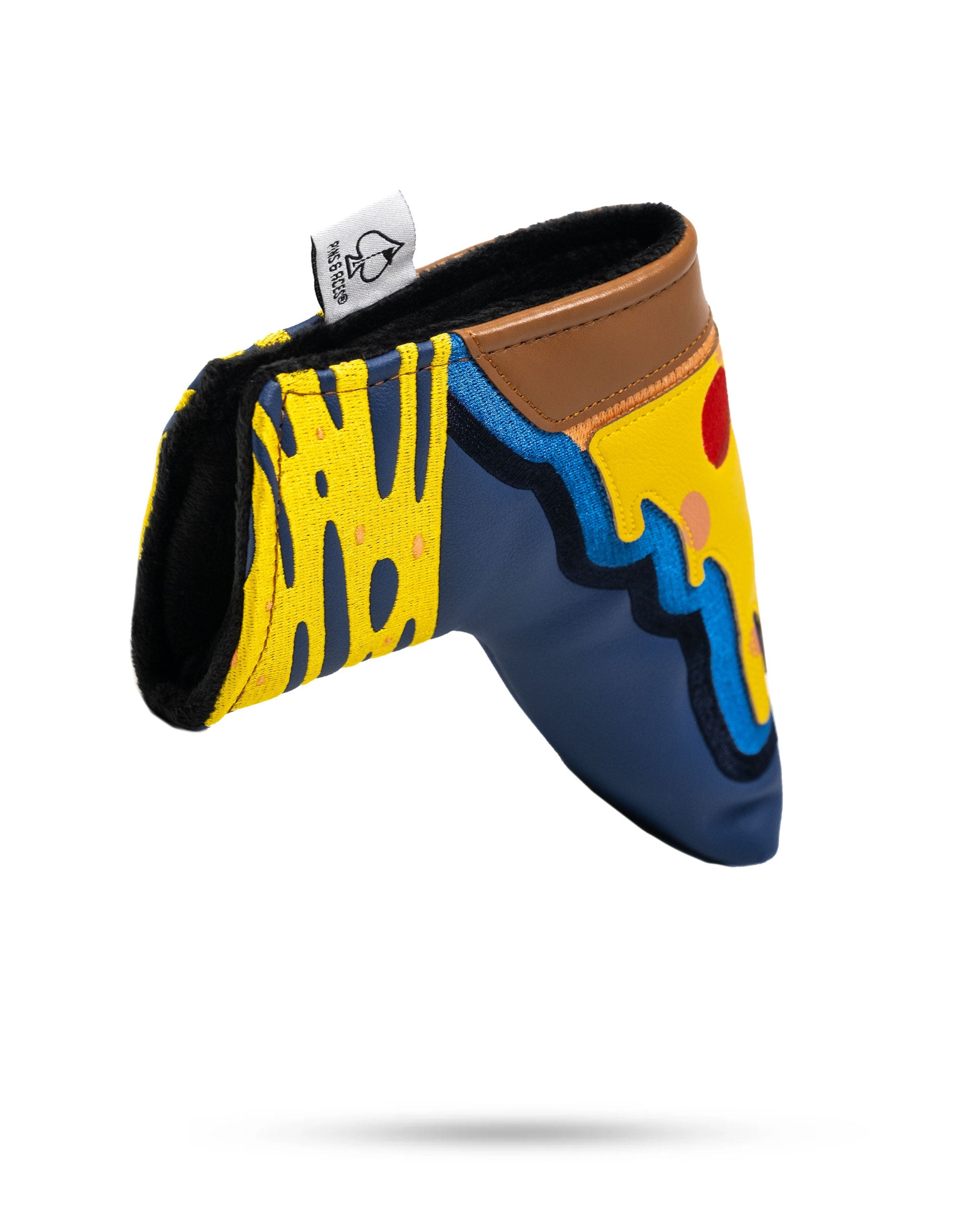 Pins and Aces Pizza - Blade Putter Cover — detail close-up