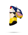 Pins and Aces Banana Split - Blade Putter Cover — detail close-up