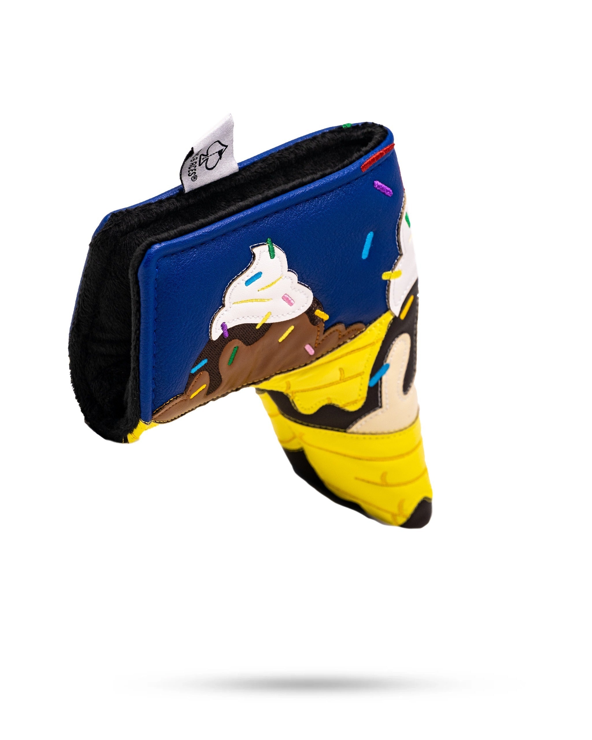 Pins and Aces Banana Split - Blade Putter Cover — lifestyle context