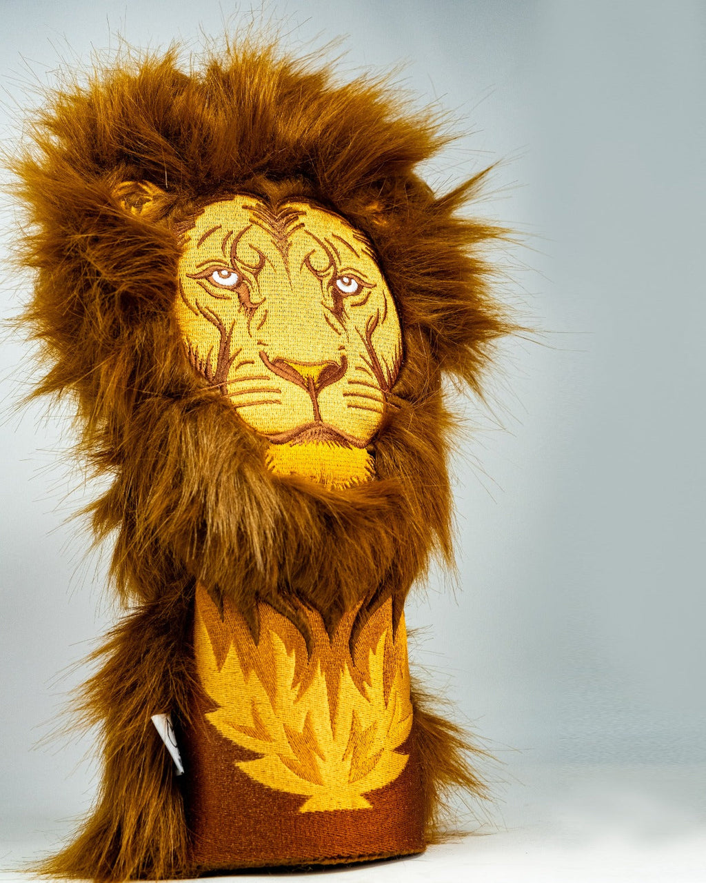 Pins and Aces Lion Driver Cover — side view