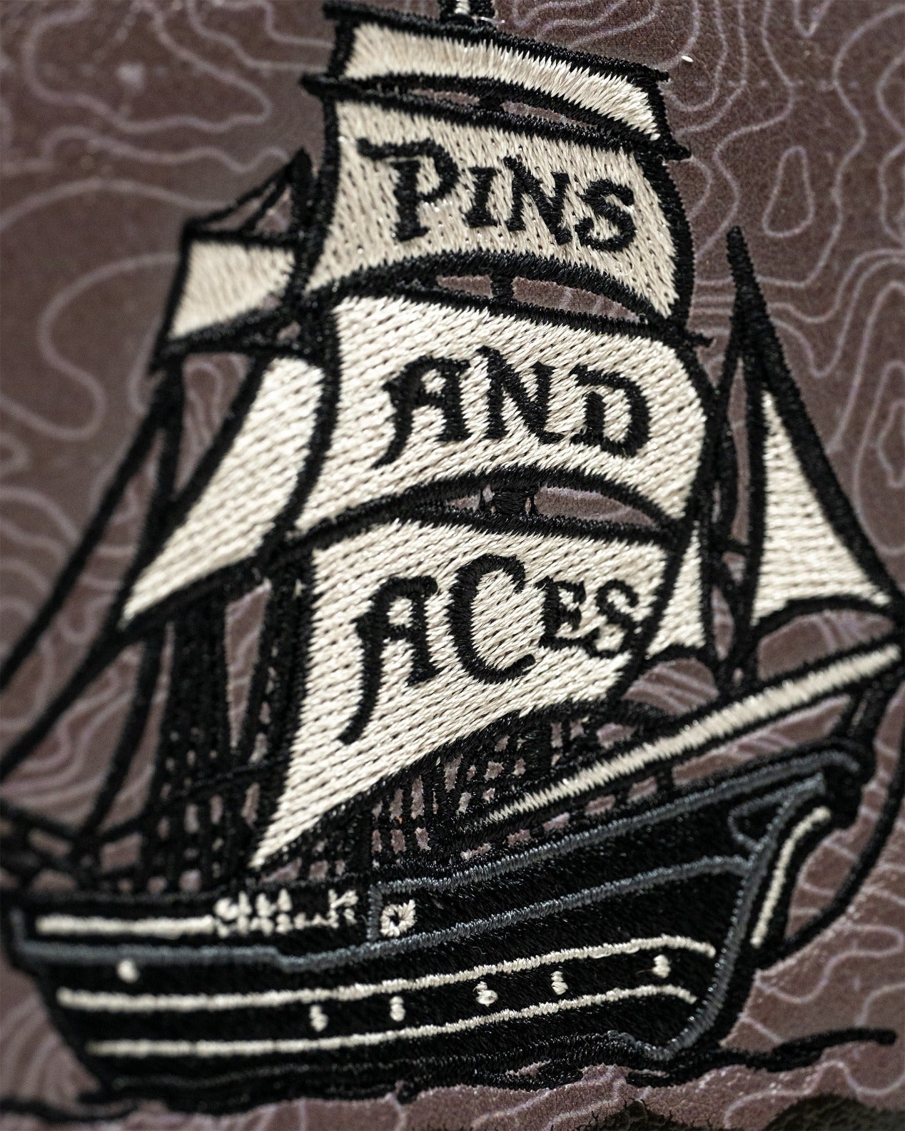 Pins and Aces Pirate - Mallet Putter Cover — side view