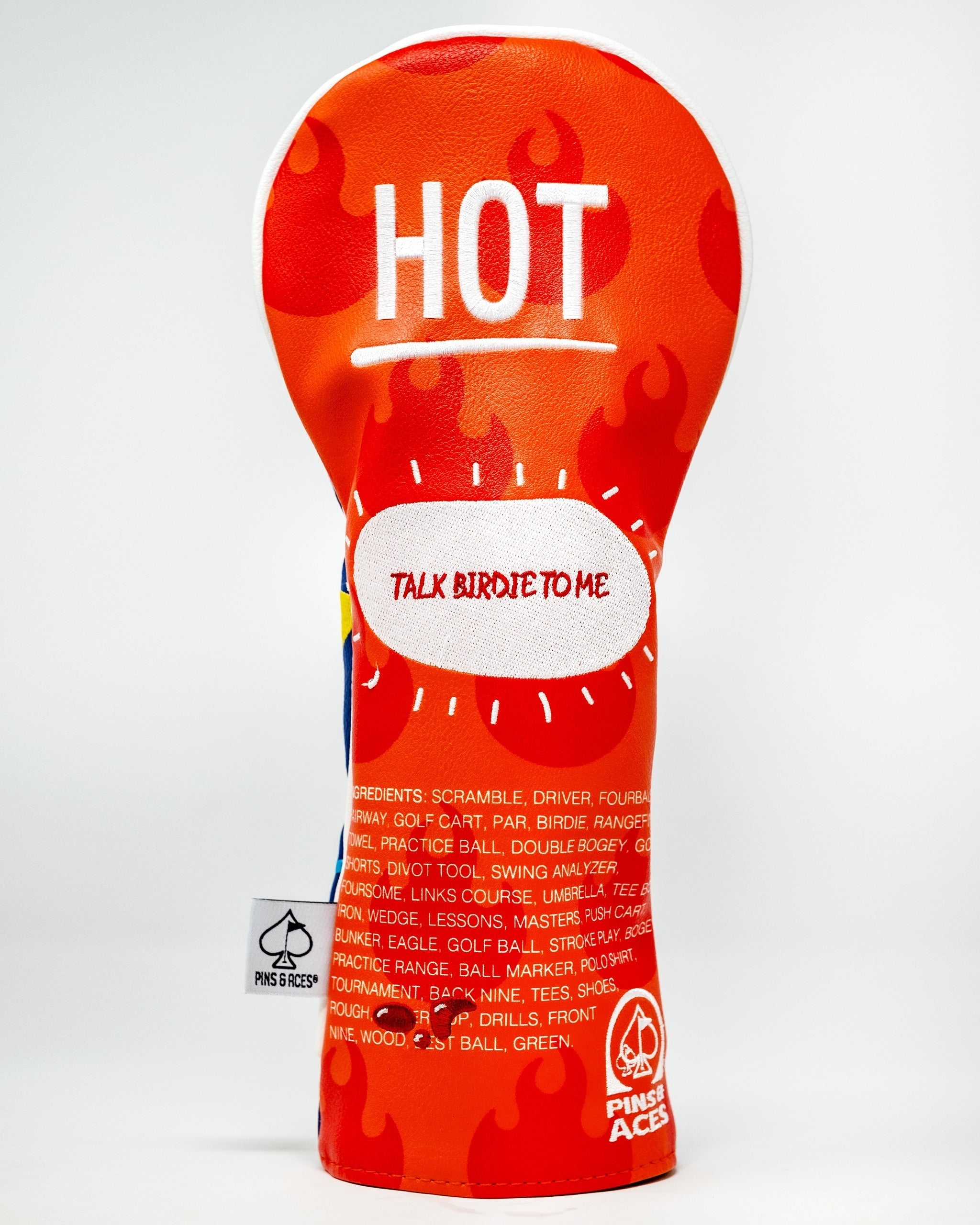 Pins and Aces Hot Sauce - Fairway Cover — back view
