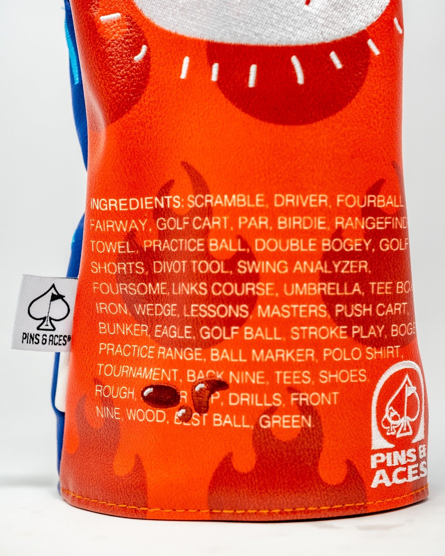 Pins and Aces Fire Sauce - Driver Cover — side view