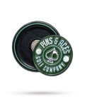 Pins and Aces Pop Out Medallion Ball Marker - Green — detail close-up
