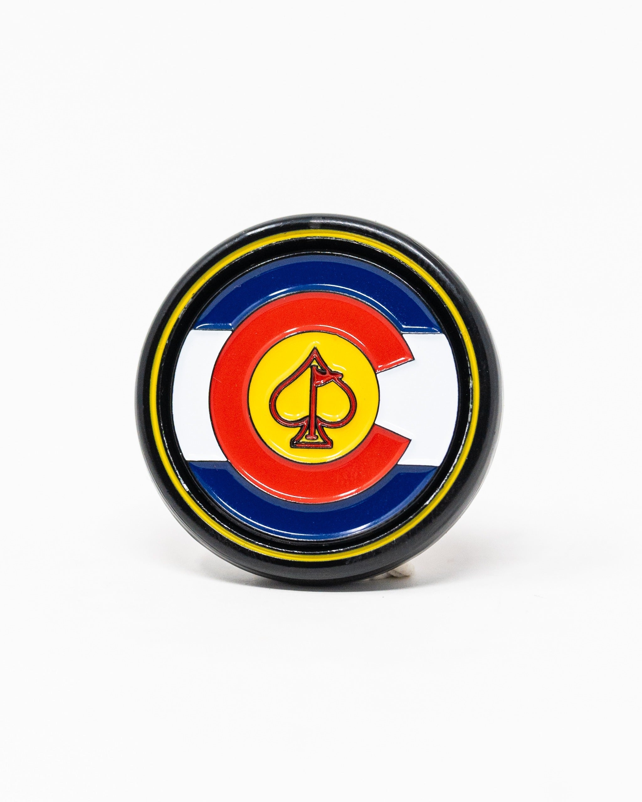 Pins and Aces Pop Out Medallion Ball Marker - Colorado — lifestyle context