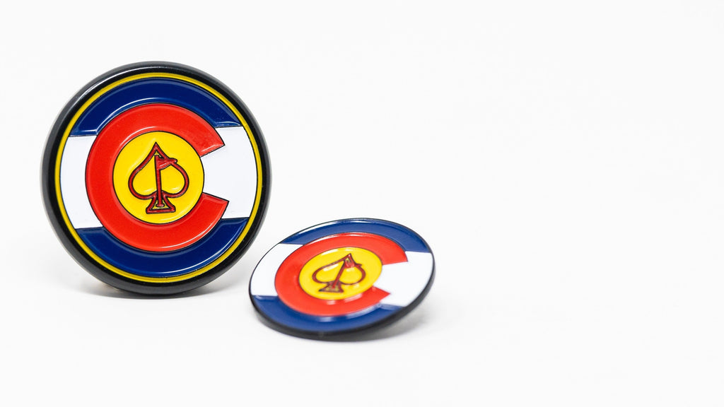 Pop Out Medallion Ball Marker - Colorado – Pins and Aces, view 7