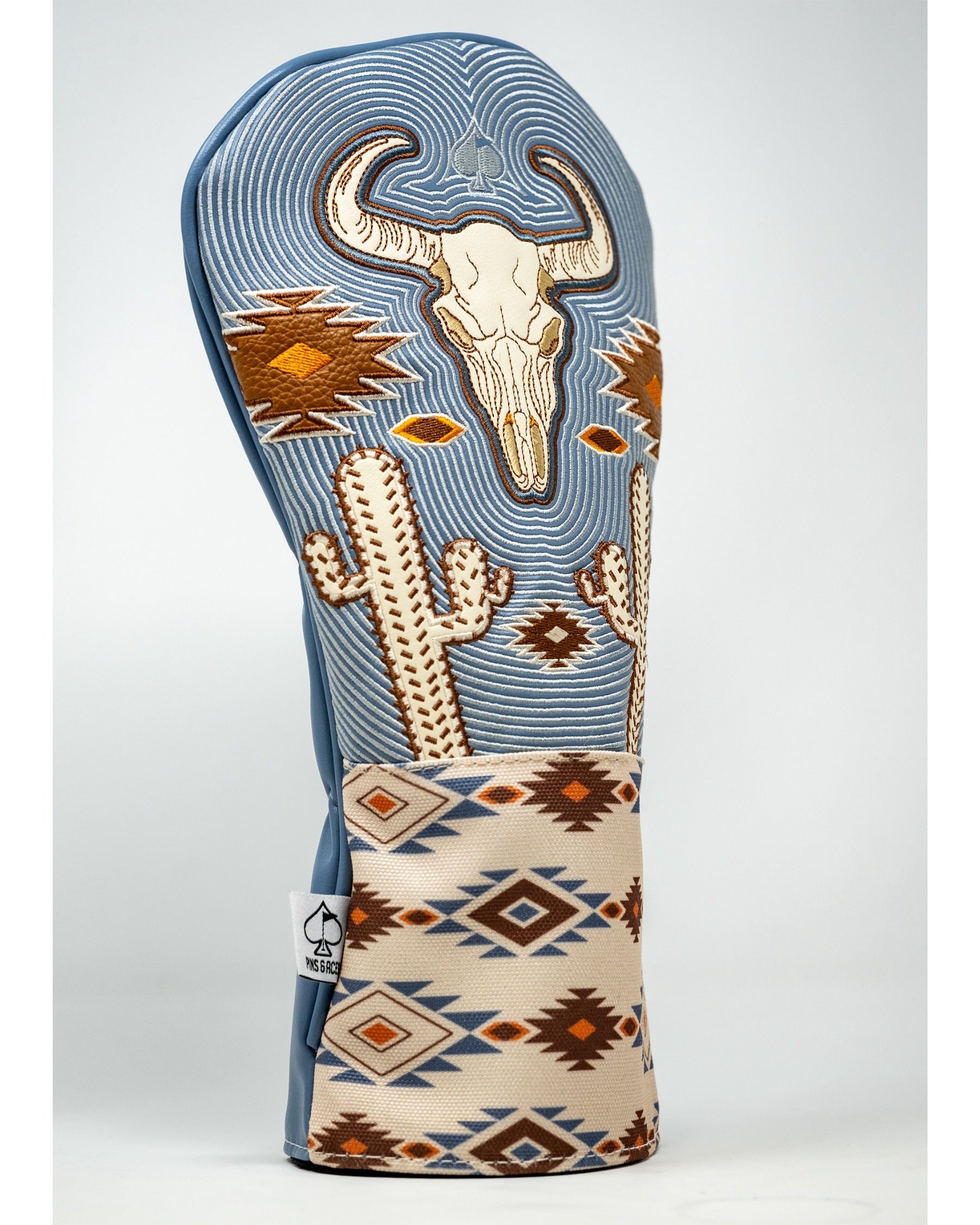Pins and Aces Western Aesthetic - Driver Cover — back view