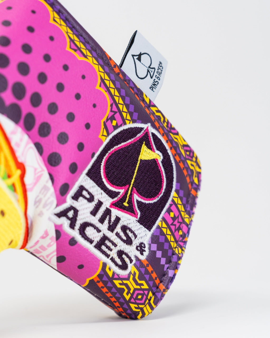 Pins and Aces The Bogey Supreme - Blade Putter Cover — color detail